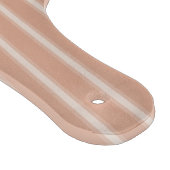 Elegant Stripe Script Typography Family Name Snijplank (Hoek)