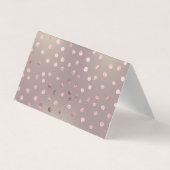 Elegant Stripe Stippen Hartelijk dank Visitekaartje (Achterkant)