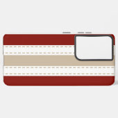 Elegant Striped Samsung Galaxy Hoesje (Linkerkant)