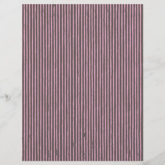 Elegant striped Scrapbook Paper - grijs en roze (Voorkant)