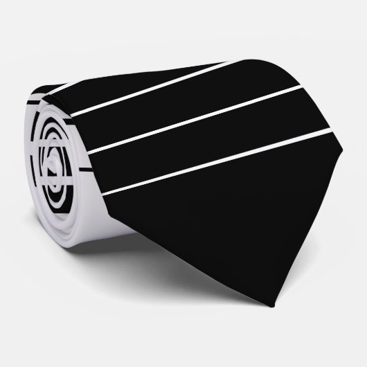 Elegant Striped Tie / Elegante gestreifte Krawatt Stropdas (Opgerold)