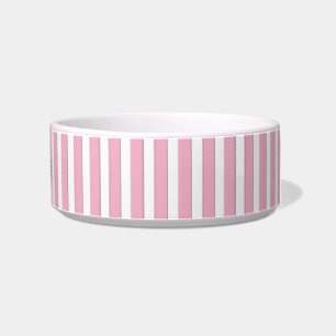 Elegant stripes and Pearls Monogram Name Dish Voerbakje