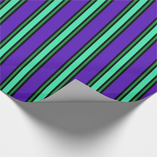 Elegant Stripes Cadeaupapier (Hoek)