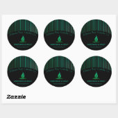 Elegant Stripes Candle Product Label (Vel)