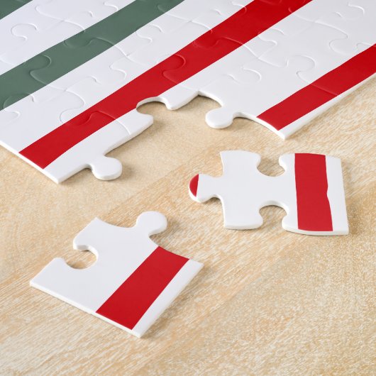 Elegant Stripes family Photo merry Christmas game Legpuzzel (Zijkant)