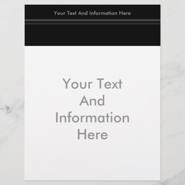 Elegant Stripes Letterhead (Voorkant)