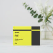 Elegant Stripes-profielkaart Visitekaartje (Staand voorkant)