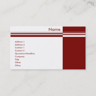 Elegant Stripes-profielkaart Visitekaartje