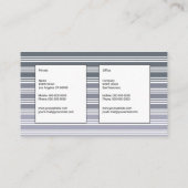 Elegant Stripes Visitekaartje (Achterkant)