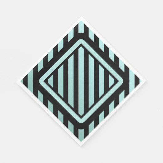 Elegant Stripped Napkins Servet (Hoek)