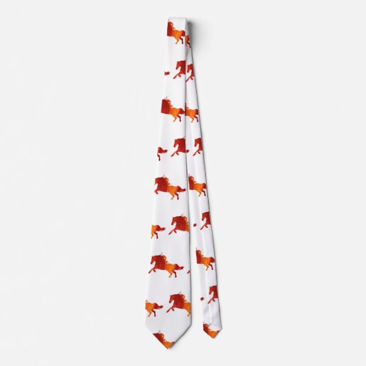 Elegant Stropdas brandpaard (Voorkant)