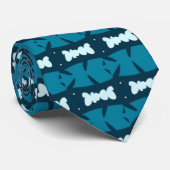 Elegant Stropdas Collectie: Aangepast grafisch ont (Opgerold)