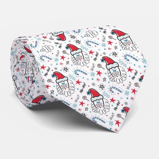 Elegant Stropdas Collectie: Aangepast grafisch ont (Opgerold)