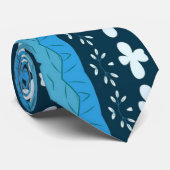 Elegant Stropdas Collectie: Aangepast grafisch ont (Opgerold)