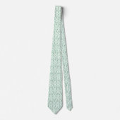 Elegant Stropdas met subtiel muntpatroon (Voorkant)