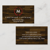 Elegant Student Visitekaartjes Contactkaartje (Voorkant / Achterkant)