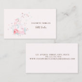 Elegant Stylish Ballerina Butterflies Visitekaartje (Voorkant / Achterkant)