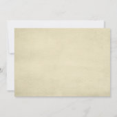 Elegant Stylish Black Damask Wedding Save the date (Achterkant)