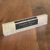 Elegant Stylish Bokeh, Lijst Naambordje (Zijkant)