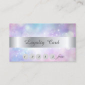 Elegant Stylish Bokeh Loyalty Kaart (Voorkant)