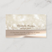 Elegant Stylish Bokeh Loyalty Kaart (Achterkant)