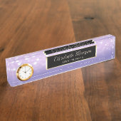 Elegant Stylish Bokeh Ombre Naambordje (Zijkant)