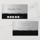 Elegant stylish Chic,Diamonds,Pearls Loyalty Kaart