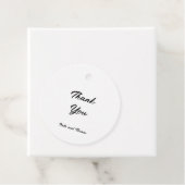 Elegant Stylish Chic Modern Simple Minimalist Bedankjes Labels (In situ)