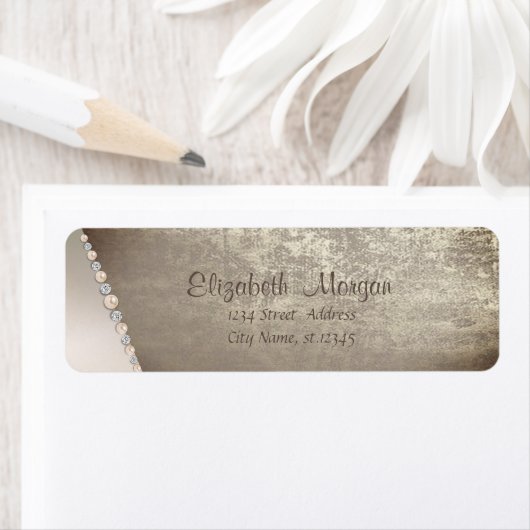 Elegant Stylish Chiv,Pearls Etiket (Insitu)