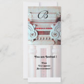 ELEGANT STYLISH DECOR rood wit, champagne metallis Kaart (Achterkant)