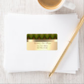 Elegant Stylish Faux Gold, Ombre Zigzag Chevron Etiket (Insitu)