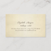 Elegant Stylish Floral Loyalty Card (Achterkant)