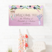Elegant Stylish, Floral Wedding Banner (Insitu)