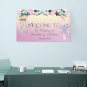 Elegant Stylish, Floral Wedding Banner (Beurs)