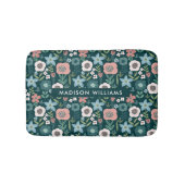 Elegant Stylish Flowers Minimalist Bath Mat (Voorkant)