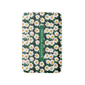 Elegant Stylish Flowers Minimalist Bath Mat (Voorkant Verticaal)
