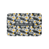 Elegant Stylish Flowers Minimalist Bath Mat (Voorkant)