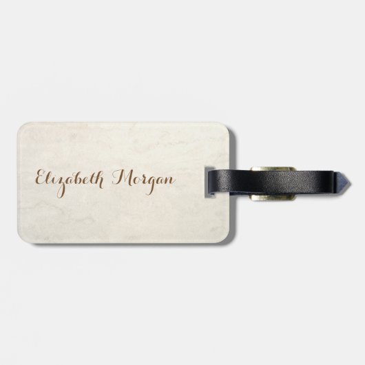 Elegant Stylish, Future Mrs. Bagagelabel (Achterkant horizontaal)