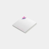 Elegant Stylish Girly, Cartoon Bee Post-it® Notes (Schuin)