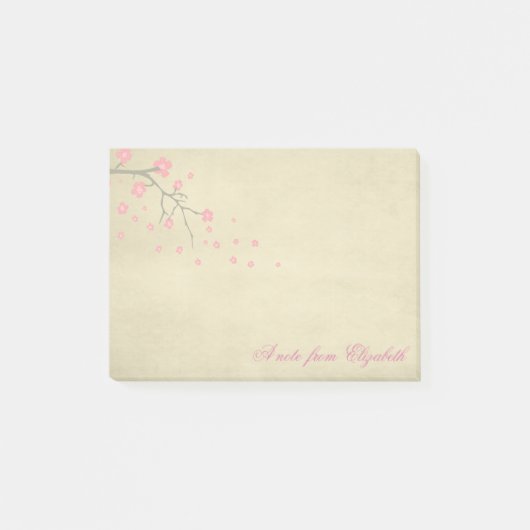 Elegant Stylish Girly, Cherry Branch Post-it® Notes (Voorkant)