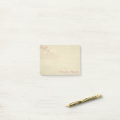 Elegant Stylish Girly, Cherry Branch Post-it® Notes (Op bureau)