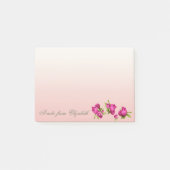 Elegant Stylish Girly, Flowers Post-it® Notes (Voorkant)