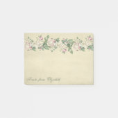 Elegant Stylish Girly, Flowers Post-it® Notes (Voorkant)