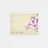 Elegant Stylish Girly, Flowers Post-it® Notes (Voorkant)