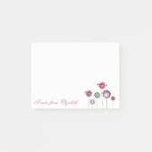 Elegant Stylish Girly, Flowers Post-it® Notes (Voorkant)