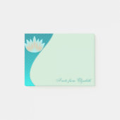 Elegant Stylish Girly, Lotus Flower Post-it® Notes (Voorkant)