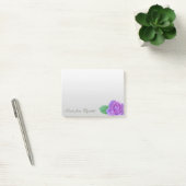 Elegant Stylish Girly, Paars Roos Post-it® Notes (Kantoor)