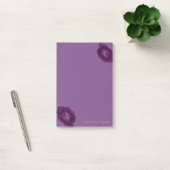 Elegant Stylish Girly, Paars, Rozen Post-it® Notes (Kantoor)