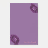 Elegant Stylish Girly, Paars, Rozen Post-it® Notes (Voorkant)