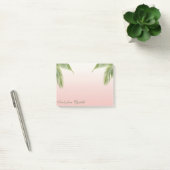 Elegant Stylish Girly, Palm Leaves Post-it® Notes (Kantoor)